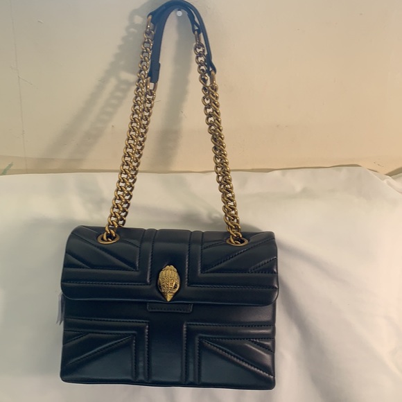 - - KURT GEIGER LONDON KENSINGTON LEATHER  SHOULDER BAG - Picture 12 of 15